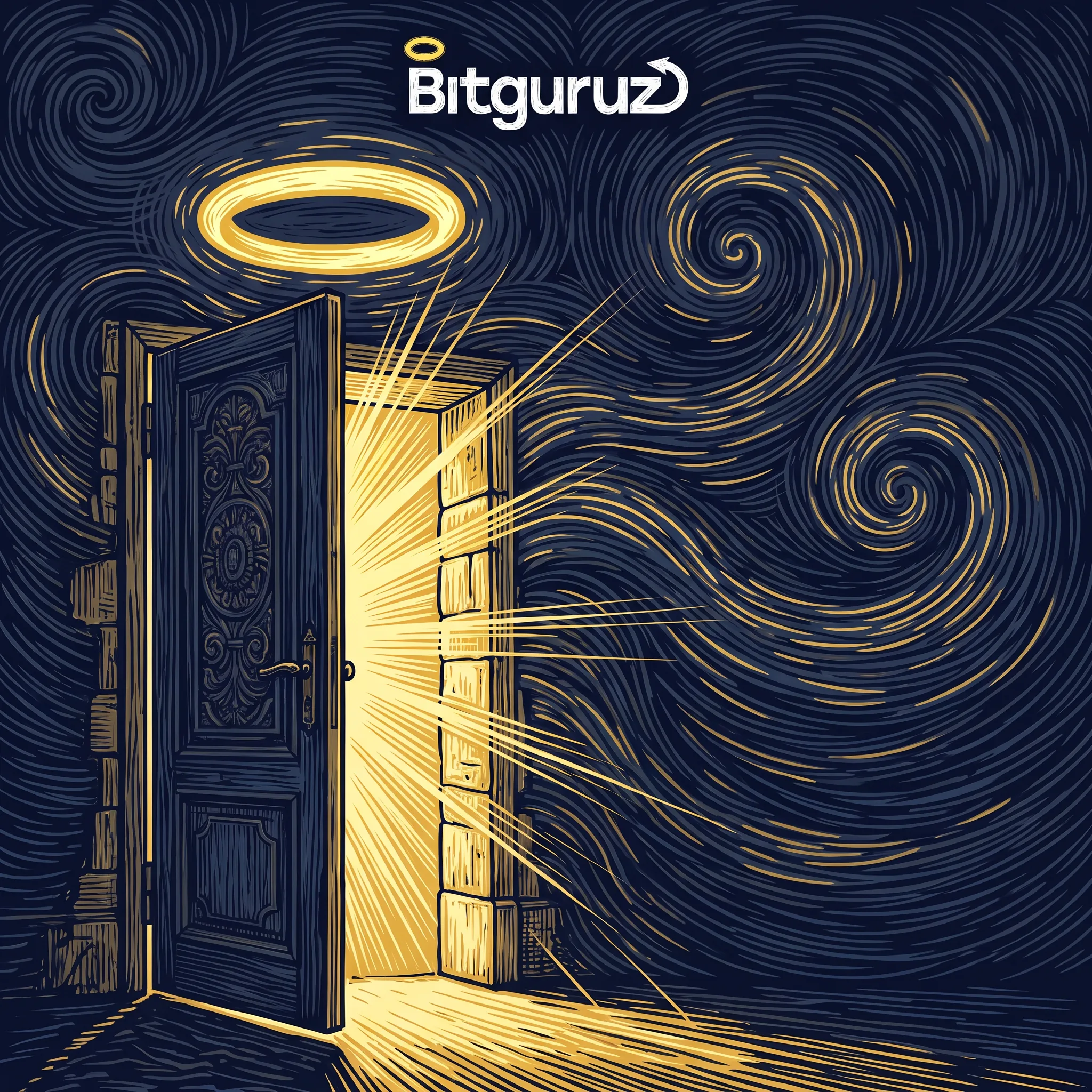 Berliner Linolschnitt-Illustration zur Registrierung bei Bitguruz